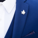 Christmas Brooch Maple Leaf Corsage Banquet Collar Pins Wedding Ornaments