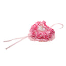 European Style Heart Shaped Flower Wedding Ring Pillow Wedding Supplies Pink