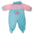 Trendy Clothes Set Long Sleeve Jumpsuit Casual Outfits for 14inch American Doll Accs Light Blue