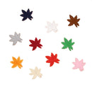 10 Pieces Mixed Embroidered Sew Iron on Patch Badge Maple Leaf Bag Hat Dress Applique DIY 4.8x4.8cm