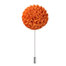 Men Fashionable Wedding Suit Women Clothing Charms Fabric Lapel Gomphrena Globosa Flower Brooch Boutonniere Tuxedo Pin Orange