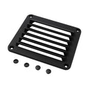 Black ABS Louvered Plastic Vent 5-1/2" X 4-7/8" for Boat