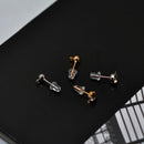 600 Pieces Wholesale 5x6mm Soft Plastic Earring Back Stoppers Plug Cap Nail Accessories Anti-Allergic Anti-Inflammatory DIY Jewelry Findings