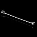 Men Fashionable Shirt Collar Decoration Rhinestone Charms Tie Clip Clasp Bar Pin Party Suit Jewelry Gift Black