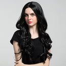 27 Inch Charming Women Long Curly Wavy Wig Heat Resistant Wigs Black Party Cosplay