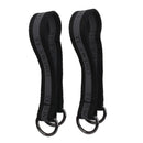 2 Pieces Durable Strong 44cm Strap Hanging Swing Chair Hammock Swingset Tree Beam Outdoor Indoor