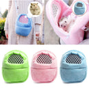 Rat Hamster Chinchilla Rabbit Ferret Carrier Hedgehog Outgoing Packet Bag Hanging Bed with Strap Pink Size L