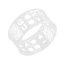 Transparent Letter Golf Ball Line Marker Template Drawing Alignment Tool Equipment