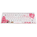Washable Dustproof Keyboard Silicone Cover SKin Film for ASUS K40 P80 P81 Pink