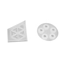 2 Piece Assorted Shape DIY Silicone Pendant Mold Mould for Resin Jewelry Making Craft