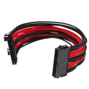 30cm ATX 24-Pin Male To Female PSU Motherboard Power Supply Extension Cable (Red+Black)