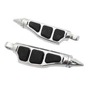 1Pair Chrome Front Stiletto Spike Foot Pegs Foot Rests for Suzuki Boulevard