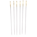 6Pcs Steel Hand Sewing Needles For Embroidery Cross Stitch Gold Eye 1*69mm