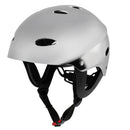 Bright Silver L 58-62cm Head Protection Safety Helmet with Multiple Air Vents for Canoeing Kayaking Wakeboarding Boating