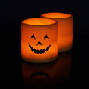 Smile Face Pumpkin Lamp LED Flameless Tealight Candle Wedding Party Decor