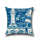 Nautical Decorative Cotton Linen Throw Pillow Case Cushion Cover Home Bedroom Sofa Car Cushion Decor Cover