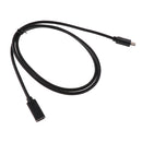 USB Type C Cable, 10Gbps USB 3.1 Type C Male to Female Extension Cable For Nintendo Switch, Macbook & More Black 100cm