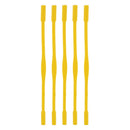 Kids Children Silicone Non-Slip Eyeglasses Sunglasses Strap Band Cord Holder Pack Of 5PCS Yellow