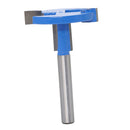 1/4" Shank T-Slot T-Track Slotting Router Bit 35mm Cutting Edge Woodwork