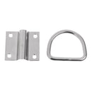 Stainless Steel Folding Pad Eye Tie Down Point Lashing Ring For Boat Trailer