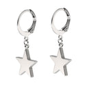 1 Pair Five-Pointed Star Ear Drops Earring Jewelry Findings For Handcrafts