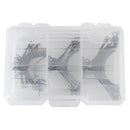 30pcs 3-Way Barrel Swivel Ball Bearing Swivel Fishing Line Rolling Snap Strong material Smooth and reliable