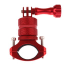 Red Bike Motorcycle Handlebar Seatpost Clamp Mount Holder for Gopro Hero Cameras