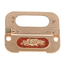 Aluminum Alloy Amber Red Golden European-style Furniture Handle Pull