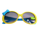Kids Cute Fashion Bowknot Decoration Fun Sunglasses Gift Yellow Frame