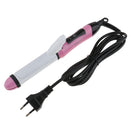 Professional 2 In 1 Streamline Design Comfortable Straightening Curling Irons Wand Pink