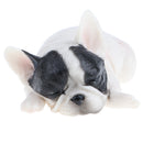 Plastic Realistic Wildlife Jungle Forest Ocean Animals - Sleeping French Bulldog Dog Puppy Action Figure Pet Eduactional Toys Kids Collectibles