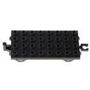 Kids Interlocking Bricks Building Blocks Set Fun Toy Accessories Black Trailer