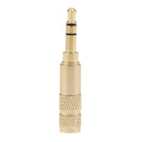 3.5mm 1/8'' TRRS 3 Pole Male Plug A/V Solder Gold Plated Connector Gold