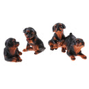 Animal garden sculptures resin dog home crafts ornaments artificial dog figurines decoration crafts