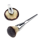 Professional Cosmetic Foundation Makeup Face Blush Powder Brush Tool Silver