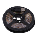 5V USB LED Strip Light 2M SMD 3528 For TV Computer Backlighting (Non-waterproof, Warm White 3000K) Warm White