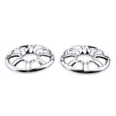 Chrome Rear Speaker Cover Grill for Harley Touring 1997-2013