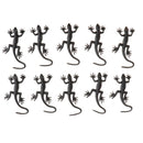 10-piece Rubber Animal Gecko Model Educational Toy Party Bag Fillers 5x3cm