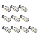 10 Pieces T10 501 194 W5W 5630 LED SMD Car HID Canbus Error Free Wedge Bulb