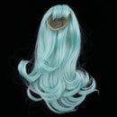 1/3 BJD Doll Mint Green Long Curly Wig DIY Accessory for 60cm Night Lolita Doll