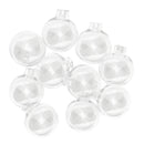 10 Piece 18mm Clear Mini Bulb Glass Bottle Wish Charm Pendant Jewelry Making