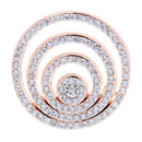 Fashion Chic Crystal Rhinestone Charms Locket Pendant Coin DIY Jewelry Lady
