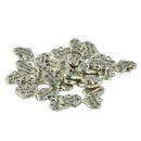 30Pcs Tibet Silver Sister Of Bride Heart Wedding Charms Jewelry DIY Making