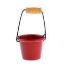 High Quality 1/12 Dollhouse Mini Accessory Kitchen Garden Water Bucket Pail Furniture Red