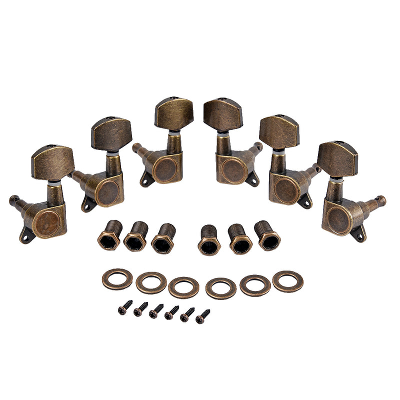 1 Set 3R3L Guitar Tuning Pegs Machine Heads for Acoustic Guitar Parts