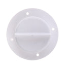Universal White Nylon Marine Boat Transom Deck Mount Drain Scupper Valve Screw Cap Bung Stopper Replacement Accessories