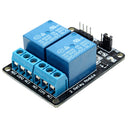 5V Relay Module with Optocoupler 2 Channel Relay Module