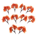 10pcs Model Maple Trees Layout Train Landscape Scenery 1:100 HO OO Scale