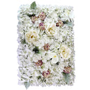 Artificial Flower Wall Panels Wedding Venue Decoration Backdrop White&Purple