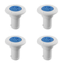 4 Pieces Nylon 1 1/2'' 38mm Water Deck Filler & Screw Cap, Chain for Marine Boat Yacht Caravan Truck Tank Deck Fill